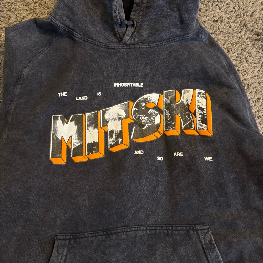Mitski Graphic Hoodie with Bold Text